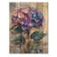 Collage abstrait floral d'hortensia II - art mural bois d'hortensia - sur bois de pin naturel-2067078797