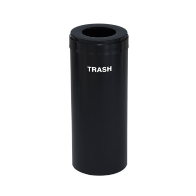 Steel Open Kitchen Trash Can