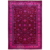 Overdyed One-of-a-Kind 6' 1" X 8' 10" Hand Knotted Area Rug