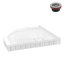Base de douche ronde en PP blanc brillant avec drain central Streamline 38 po x 38 po Streamline