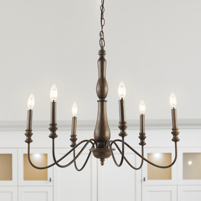 Adelinah 6 - Light Iron Chandelier