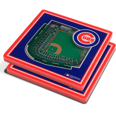 Acrylic Square 2 Piece Coaster Set