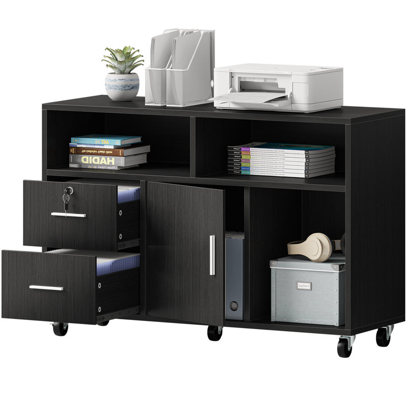 Mayaar 38'' Wide 2 -Drawer Mobile File Cabinet
