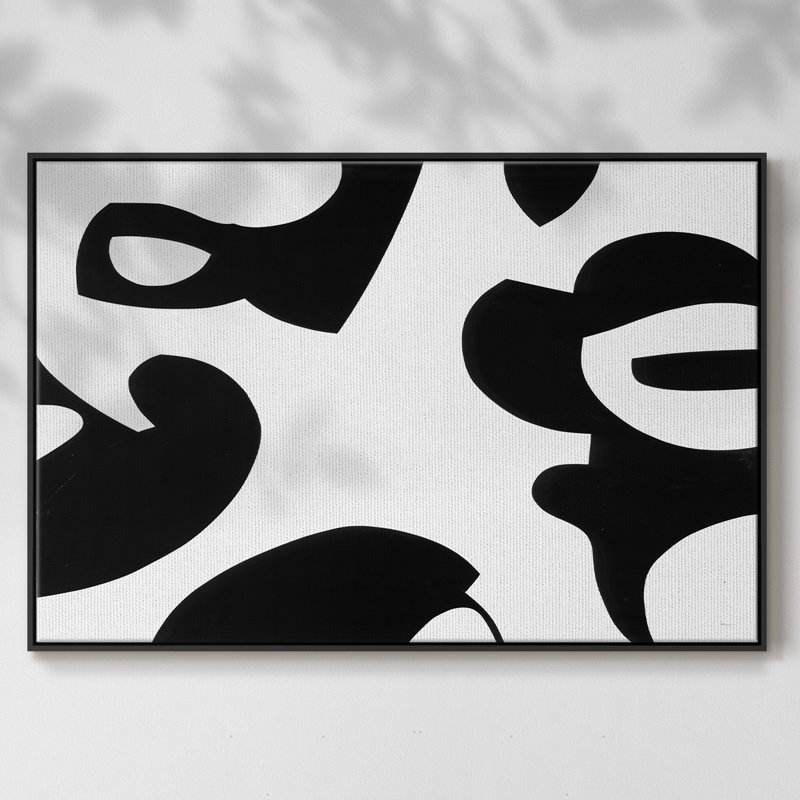 «Twilight», reproduction encadrée sur toile, Toile avec cadre flottant noir, H 17 po x l 25 po x P 2 po
