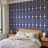 The Blush Label Aztec 10' L x 24" W Wallpaper Roll