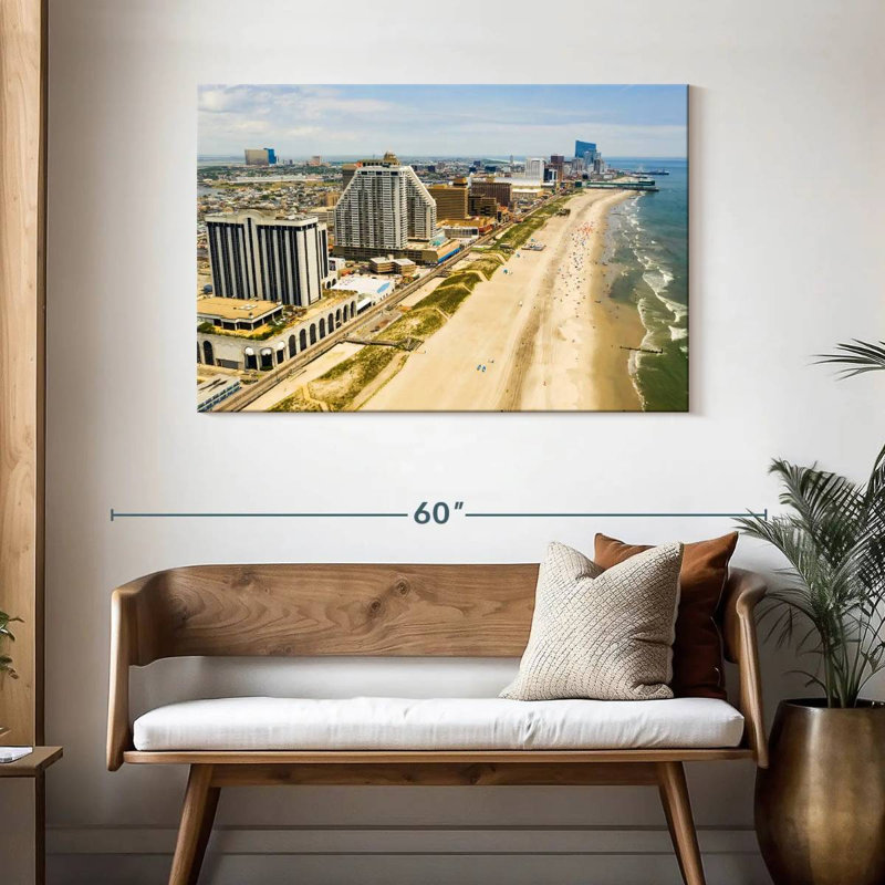 Lynelle, côte d'Atlantic City, H 30 po x l 45 po