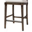 Willowick 27" Mahogany wood and Seagrass Counter Stool
