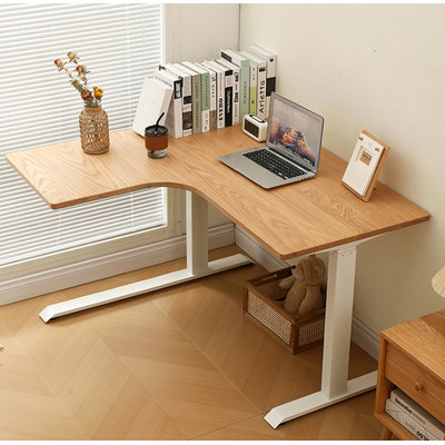 Bureau debout à hauteur réglable en L Intelligent Electric