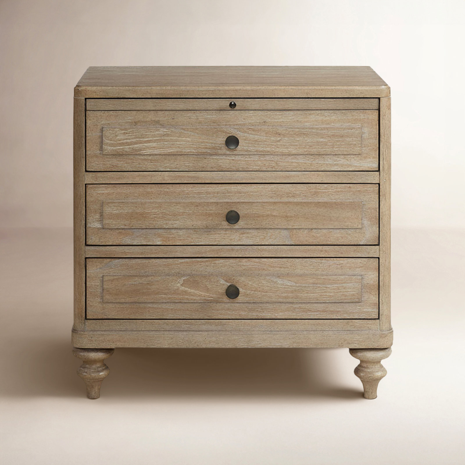 Leflore Heights 3-Drawer Nightstand