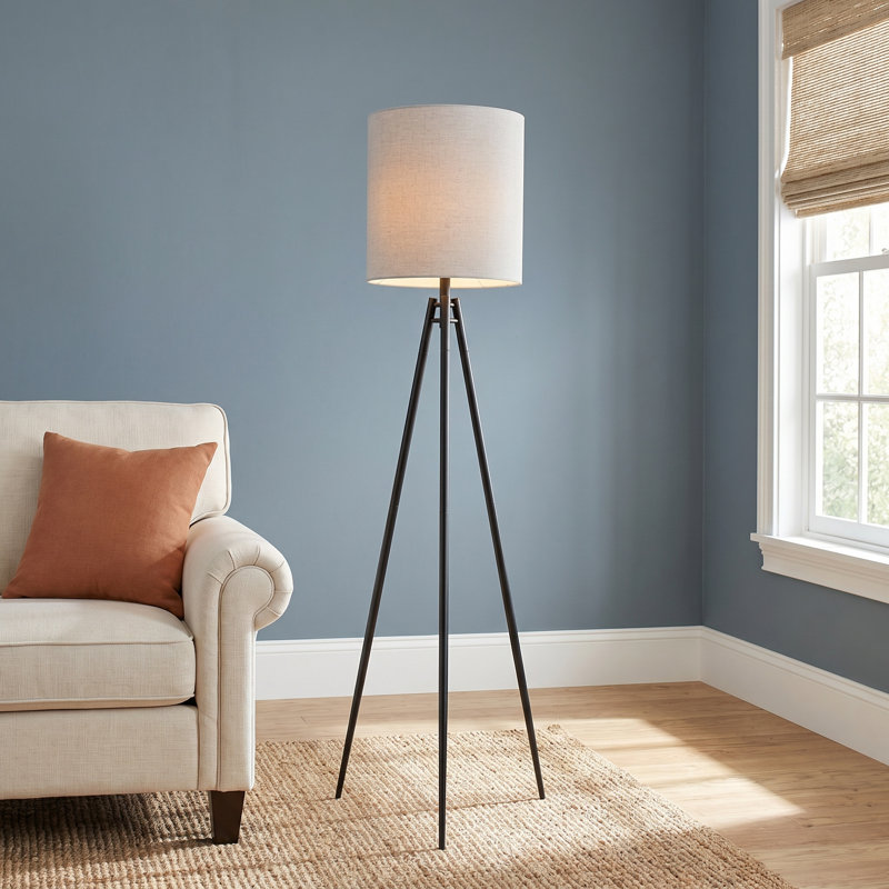 Kerala 69'' Tripod Floor Lamp, Black