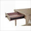 Table basse transitionnelle décontractée à finition sable avec tablette de rangement et tiroir pour le salon-651523143
