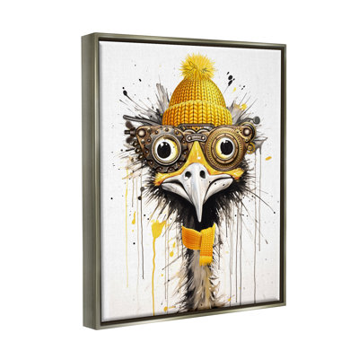 " Yellow Steampunk Emu "