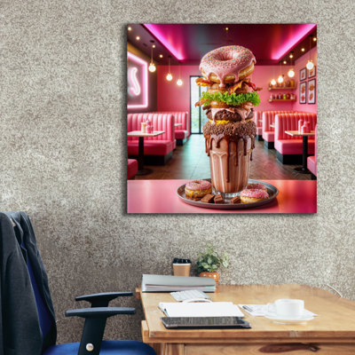 Toile épique Graffiti «Best Desert 1» par Rey Klimt, 37 po x 37 po