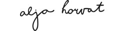Logo Alja Horvat