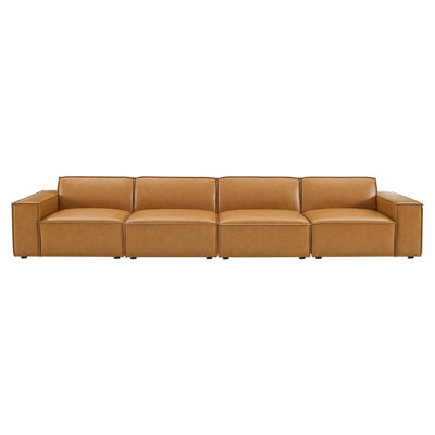 Modway Restore Vegan Leather 4-Piece Sofa