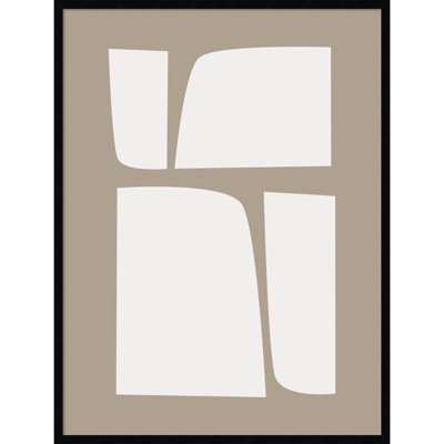 Neutral Abstract Aztec Shapes 2