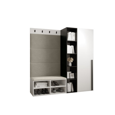 Jais Hallway Set with Storage Bench and Shoe Storage