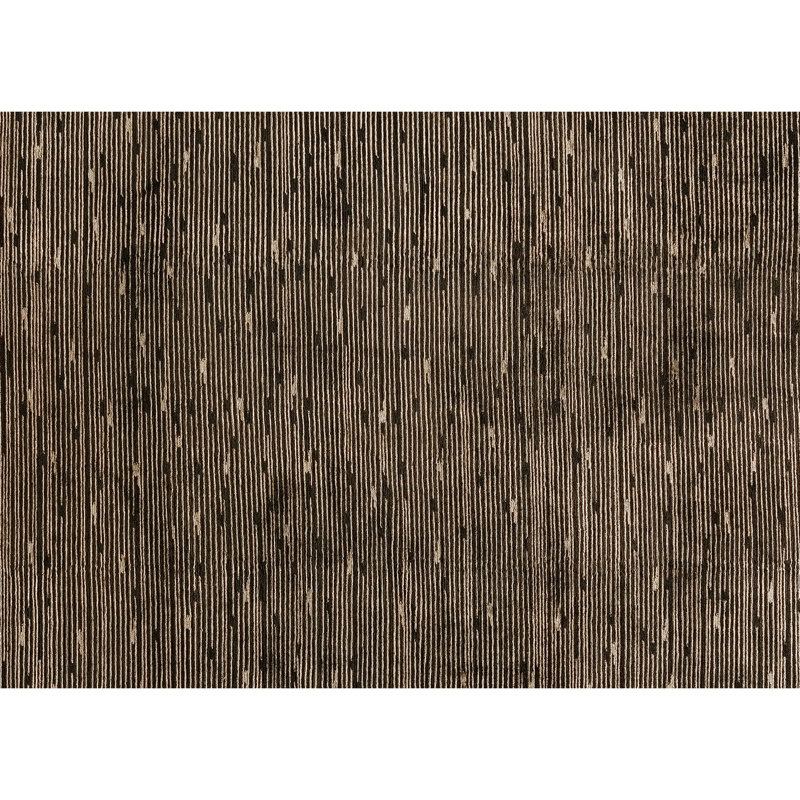 Geometric Area Rug in Chocolate, Rectangle 3' x 5'