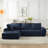 L-Shape Luxury Sectional Oversized Sofa-1022993139-1022993150