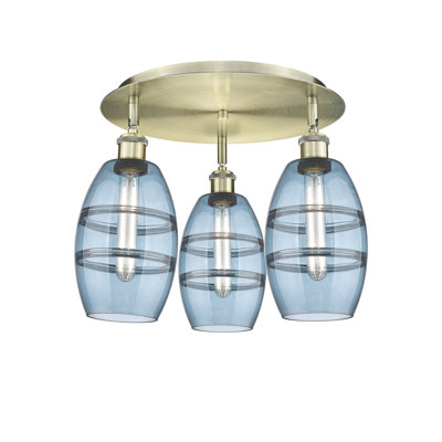 Dundrod Glass Flush Mount