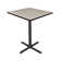 Neyland Cain Square X-Base Cafe Table