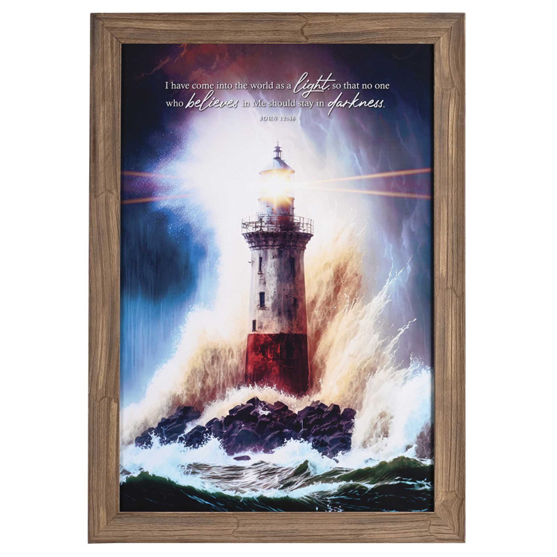 Phare orageux encadré