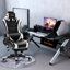 JL Comfurni JD-S0 Adjustable Armrest and Adjustable Headrest PC & Racing Game Chair-86593339