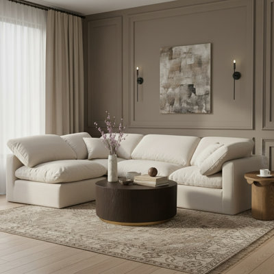Izzet Upholstered L-Shaped Sectional Reversible