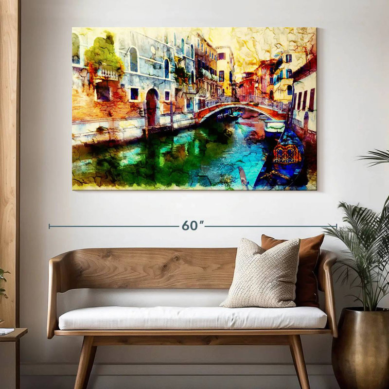 Hannes Memories Of Venice, H 34 po x l 51 po