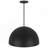24" Diameter Integrated LED Black Pendant
