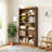 Wood Bookcase, 72" Tall Bookshelf with 6-Tier Open Storage Shelves-215421968