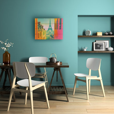 Sasha Paris Colours IV Wood Slat Art