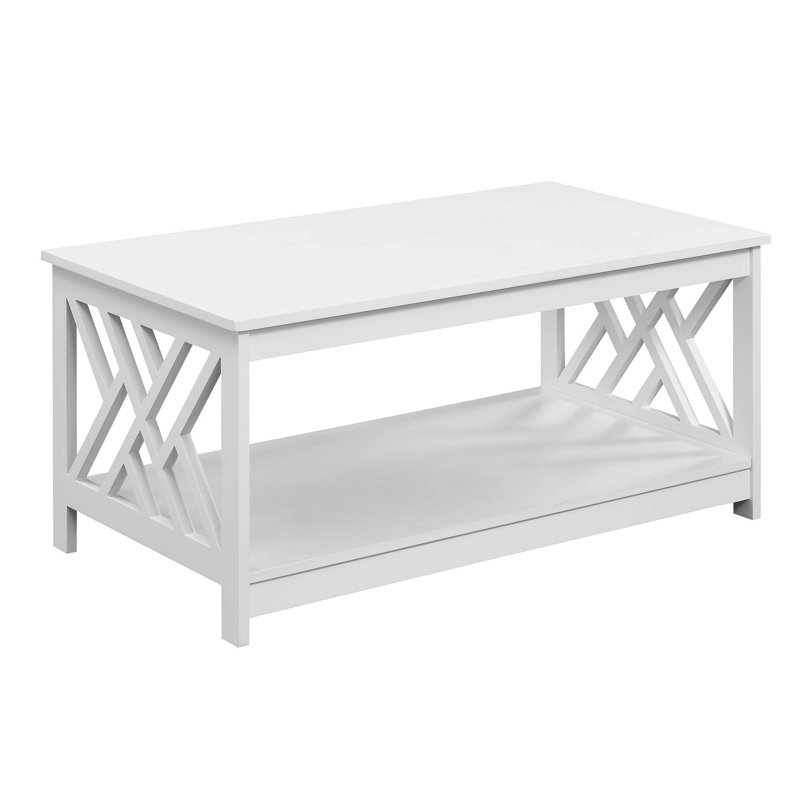 Alaizha Single Coffee Table, White