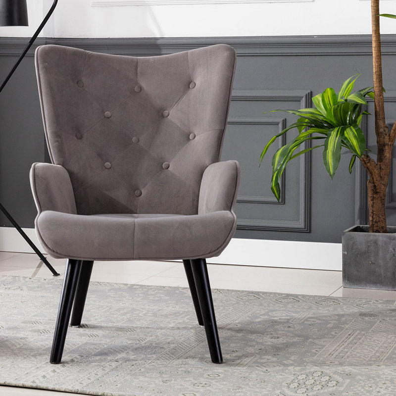 Erin Upholstered Wingback Chair