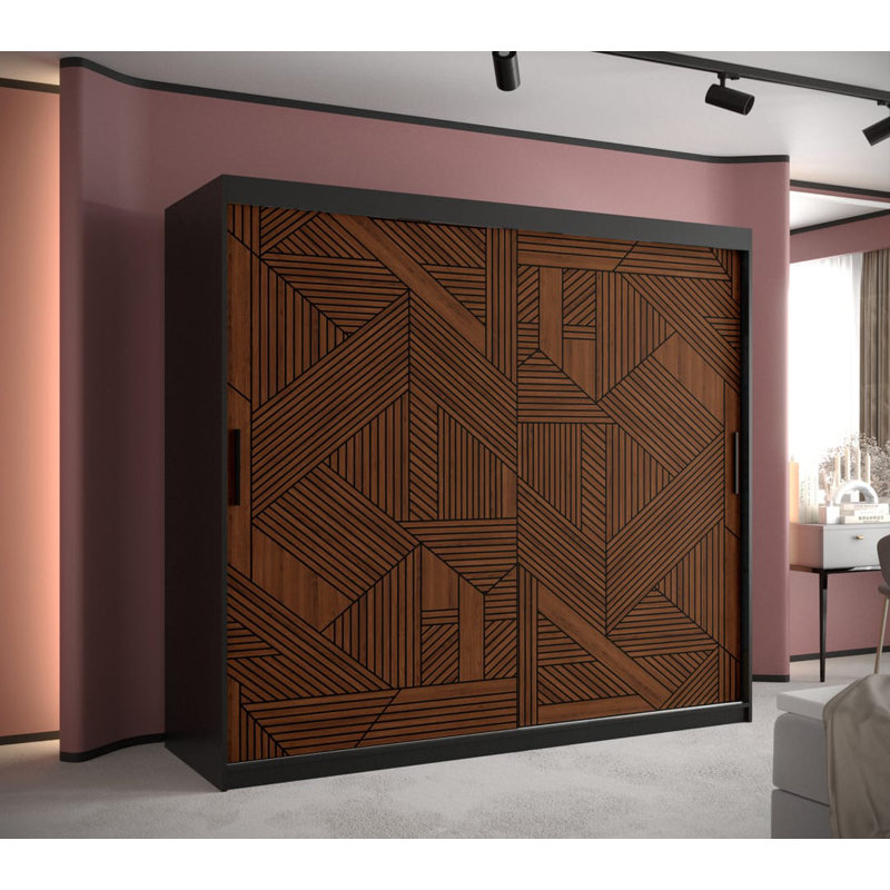 Oswego 2 Door Manufactured Wood Wardrobe