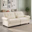 Canapé 2 places avec coussin d'assise et coussins de soutien lombaire-1680430316
