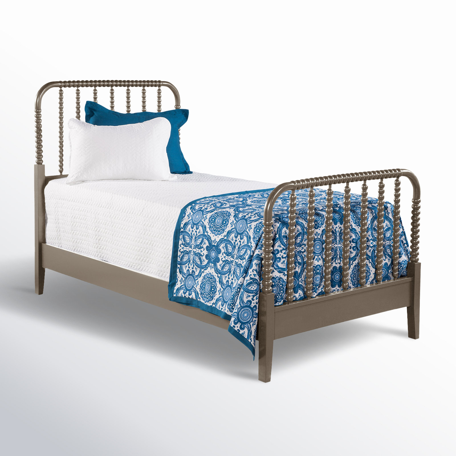 Louisa Bed, Twin, Stone Hearth