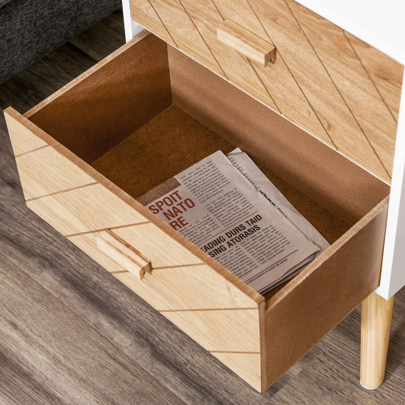 Chao 40cm W Bedside Table