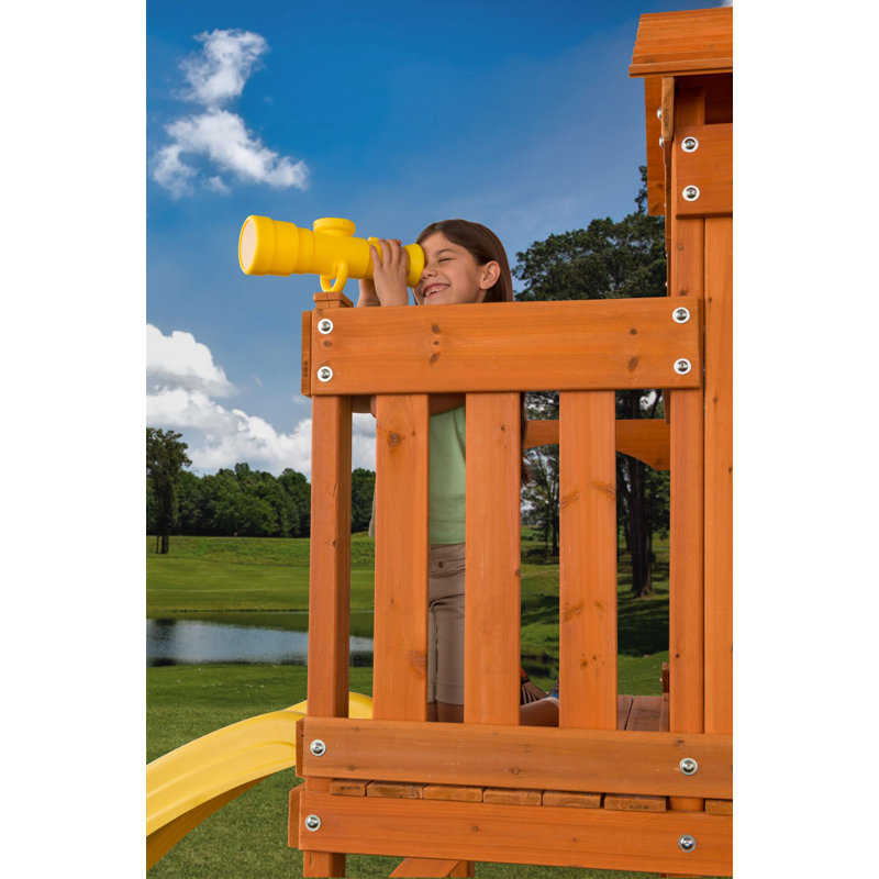 Plastic Playset Telescope, Hardware Included, Yellow