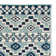 Tapis turquoise/bleu Northpoint