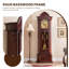 82.68 in. H Copper and Glass Grandfather Clock