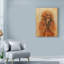 « abricot caniche », reproduction de peinture à l’acrylique sur toile tendue-33536583