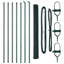Vidaxl Hexagon Fence Steel-114622101-114622104