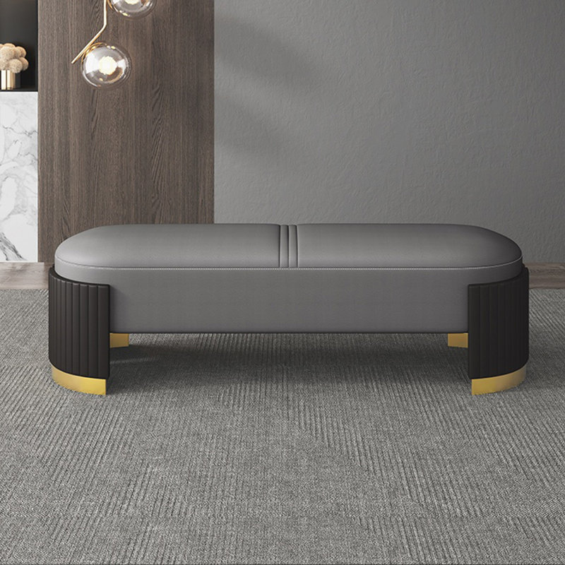 Tabouret de lit léger et luxueux de première classe, Gris