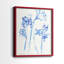 Inky Daffodils I - reproduction encadrée de qualité supérieure - prête à être accrochée - aucun clou requis - aucun clou requis-186278444-186278442