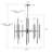 Nordin 24-Light Dimmable Sputnik Chandelier 