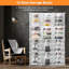 Armoire de rangement pour chaussures autoportante 72 paires