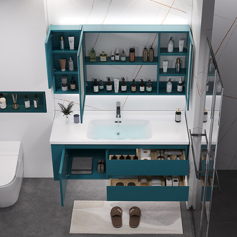 Armoire de salle de bain légère et luxueuse