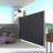 Patio Retractable Side Awning with Aluminum Frame, Waterproof Privacy Screen for Garden and Pools-111082151-111082155