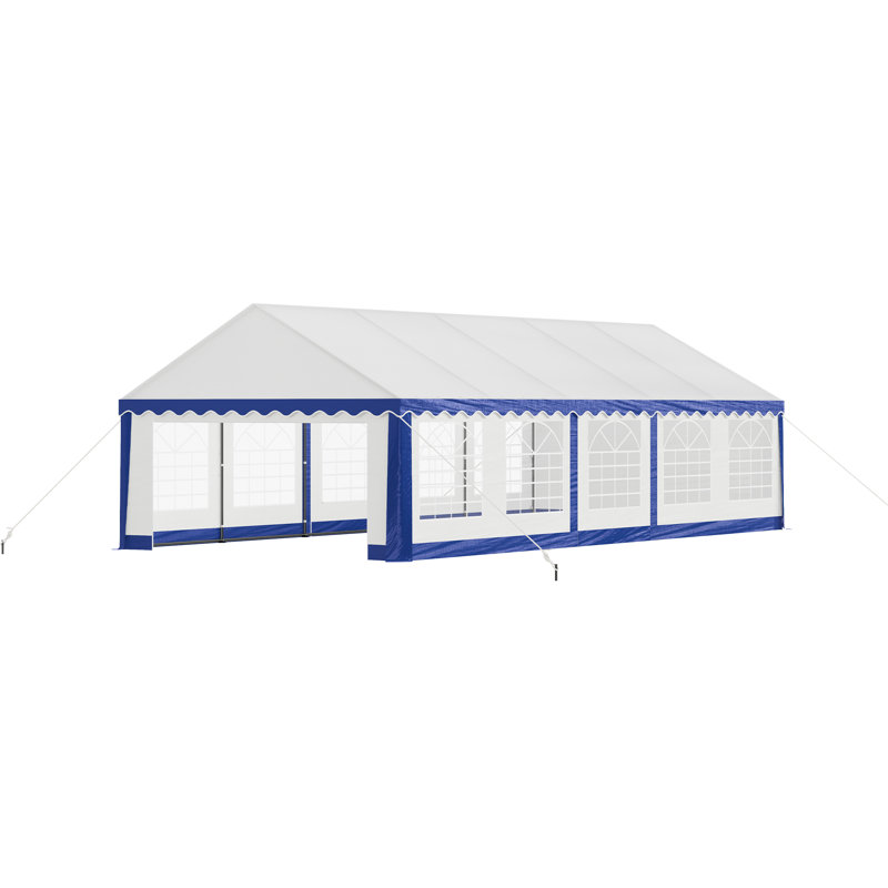 Canopy With Rolled Sidewalls, Waterproof/ UV 50+, 16 ft x 32 ft